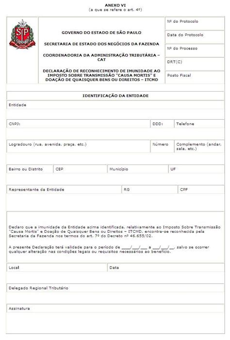 itcmd declaração.